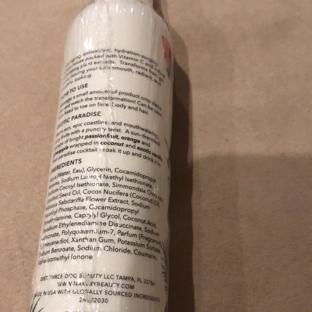 Nakery Beauty Hydra-C Oil to Foam Cleanser for Face + Body